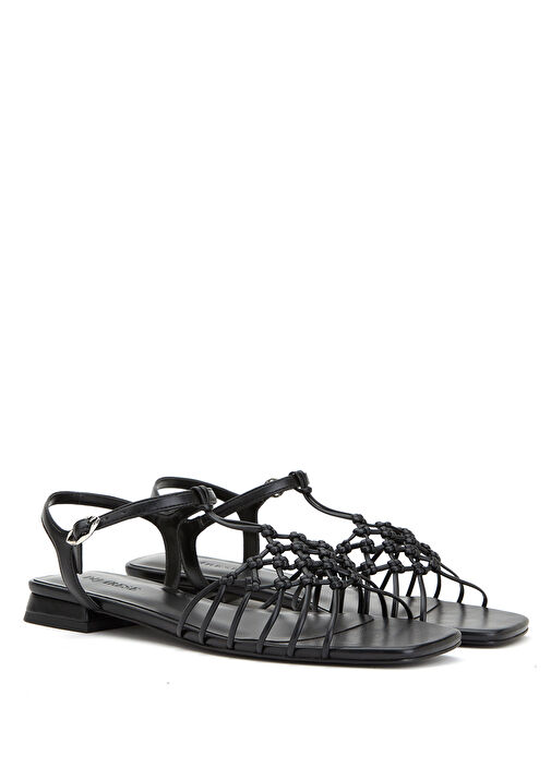 Siyah Kadın Sandalet - Görsel 3