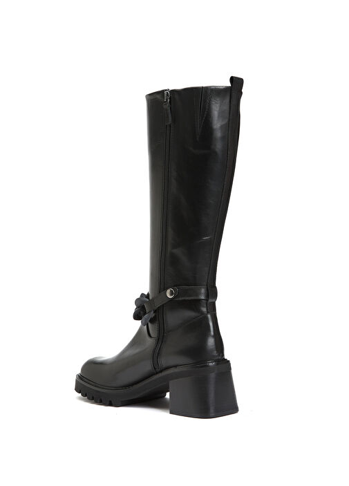 Network Network Siyah Kadın Deri Çizme Bot | Beymen Siyah - 4. görsel