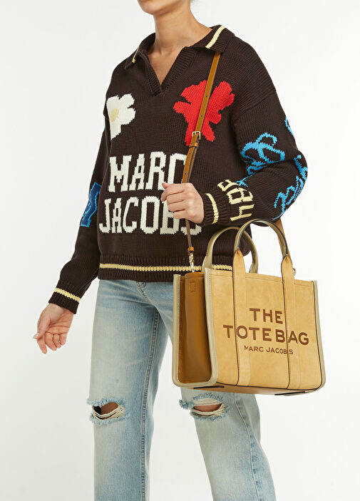 Marc Jacobs Kahve-Taba Kadın The Tote Taba Kadın Deri Alışveriş