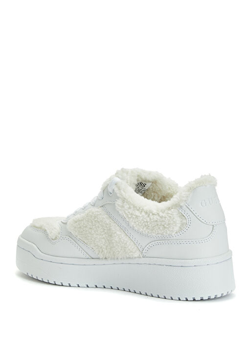 Beyaz Logolu Kadın Sneaker - Görsel 4