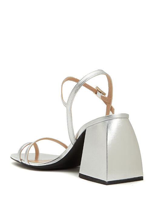 Silver Kadın Deri Sandalet - Görsel 4