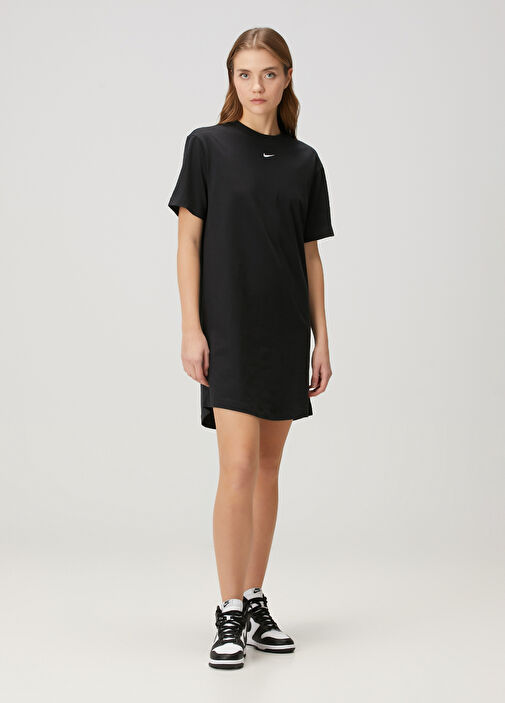 Nike black t shirt dress online