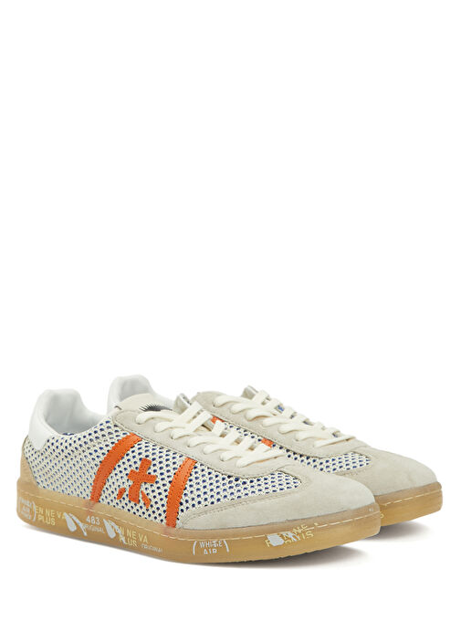 Bonnie Krem Mavi Erkek Sneaker - Görsel 3