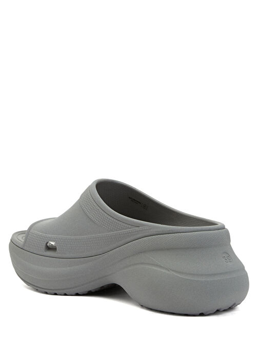 Gri Kadın Terlik - Görsel 4