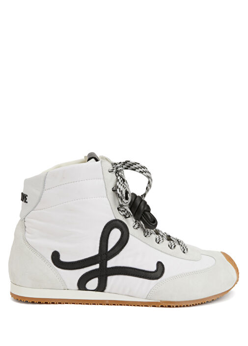 Ballet Runner Beyaz Kadın Deri Sneaker - Görsel 2