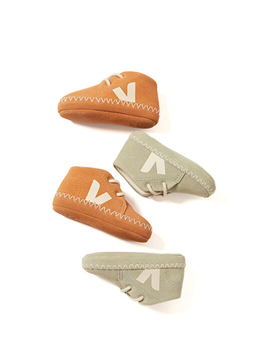 Light ZZ Crib Krem Süet Unisex Çocuk Sneaker - Görsel 5