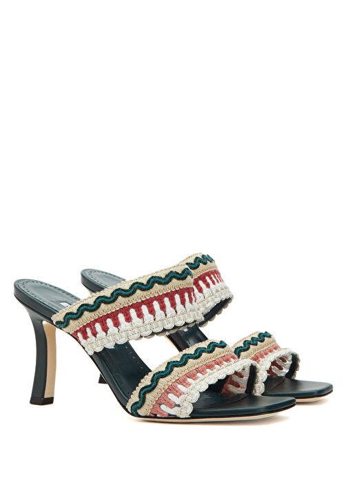 Mabecomu Çok Renkli Kadın Terlik - Görsel 3