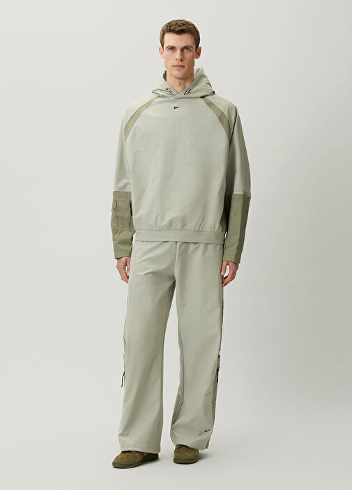 Nike Yeşil Erkek Tech Dri-FIT Shori Kapüşonlu Utility Sweatshirt