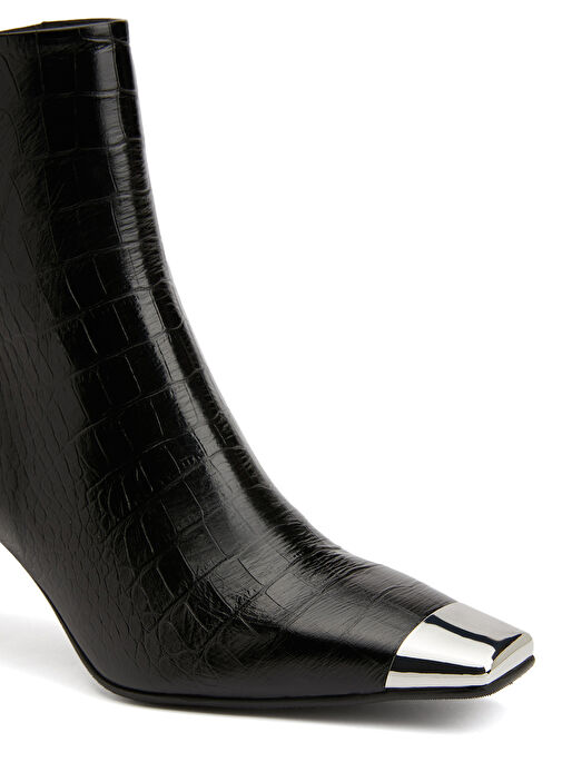 Siyah Kadın Deri Bot - Görsel 14