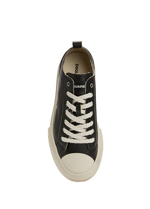 Berlin Siyah Erkek Deri Sneaker - Görsel 5