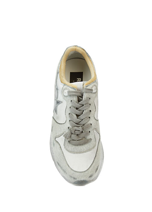 Running Sole Silver Kadın Deri Sneaker - Görsel 6
