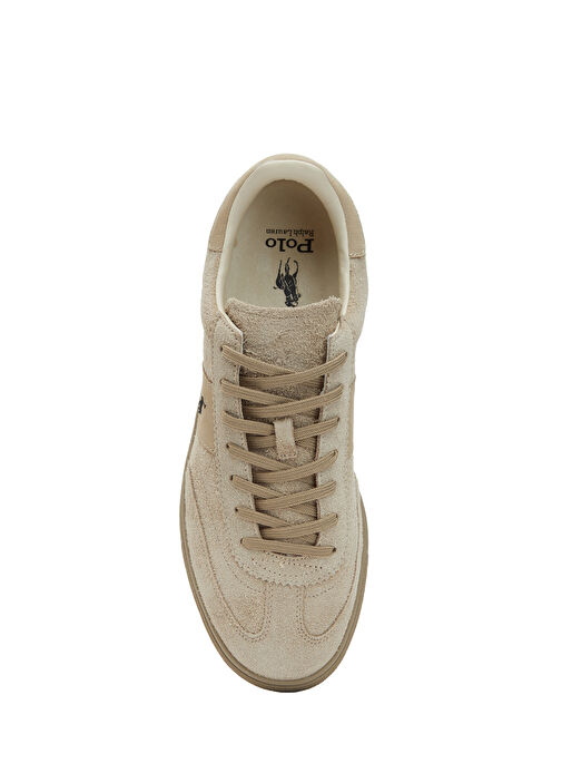 Bej Erkek Süet Sneaker - Görsel 5