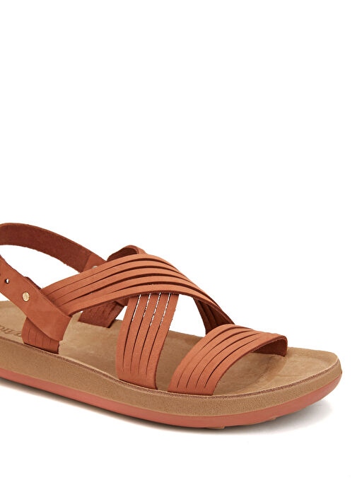 Somon Kadın Deri Sandalet - Görsel 7