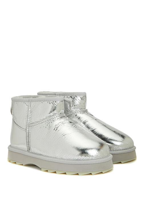 Sharky Micro Town Silver Kadın Deri Bot - Görsel 3