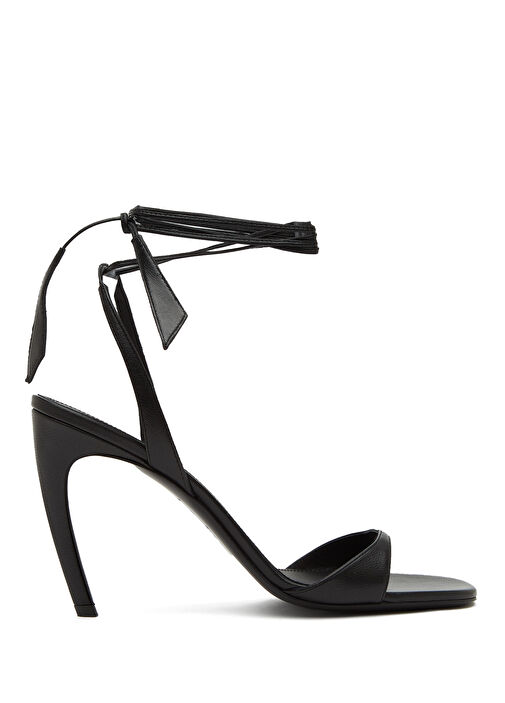 Ora Siyah Kadın Deri Sandalet - Görsel 2