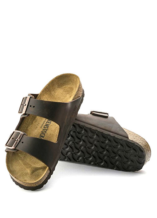 Arizona Koyu Kahverengi Erkek Nubuk Terlik - Görsel 4