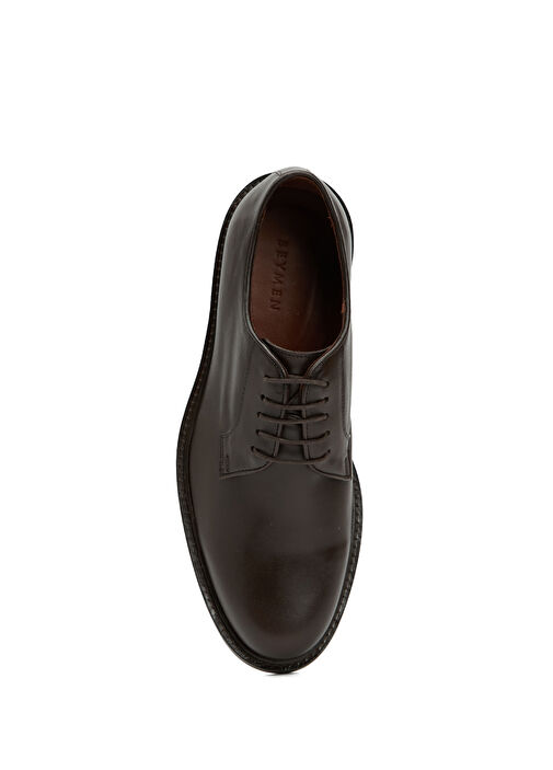 Koyu Kahverengi Erkek Deri Ayakkabı - Görsel 5