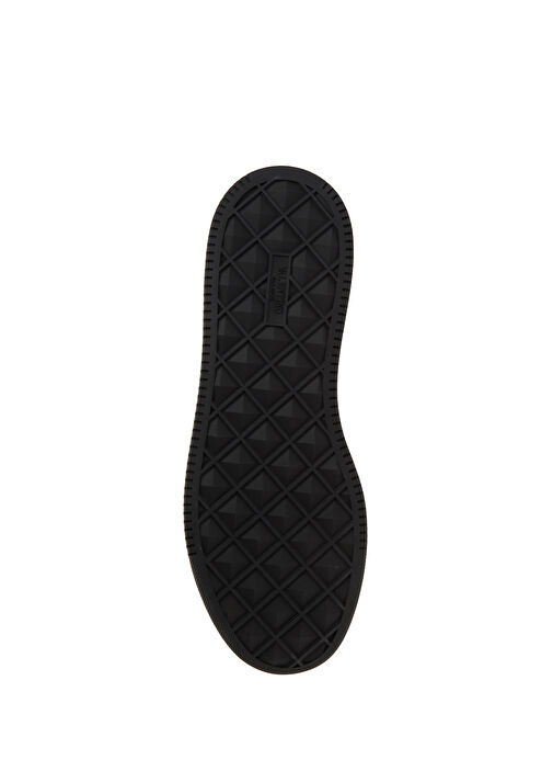 One Stud Beyaz Gri Erkek Deri Sneaker - Görsel 6