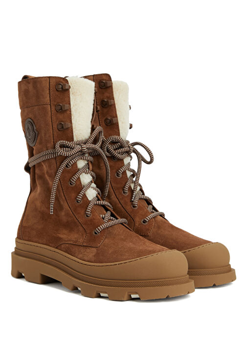 Kahverengi Kadın Deri Bot - Görsel 3