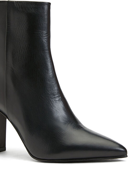 Siyah Kadın Deri Bot - Görsel 7