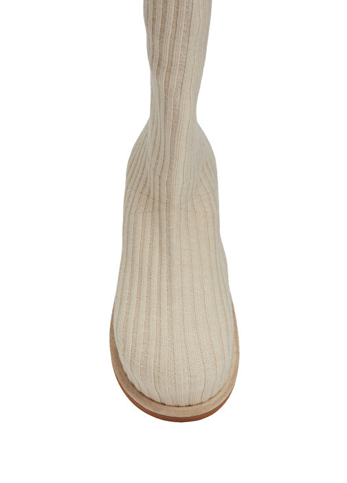 Veneda Bej Kadın Yün Çizme - Görsel 8