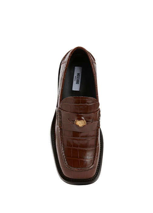 Berlin Kahverengi Kadın Deri Loafer - Görsel 5