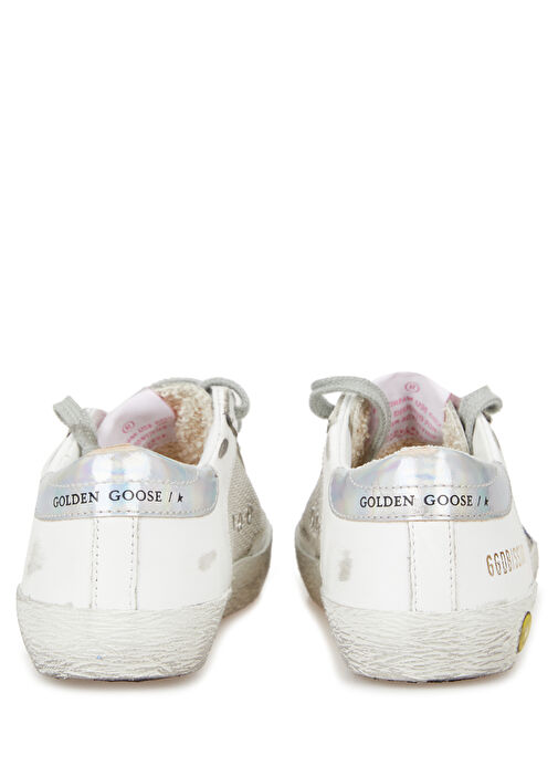 Superstar Beyaz Kız Çocuk Deri Sneaker - Görsel 5