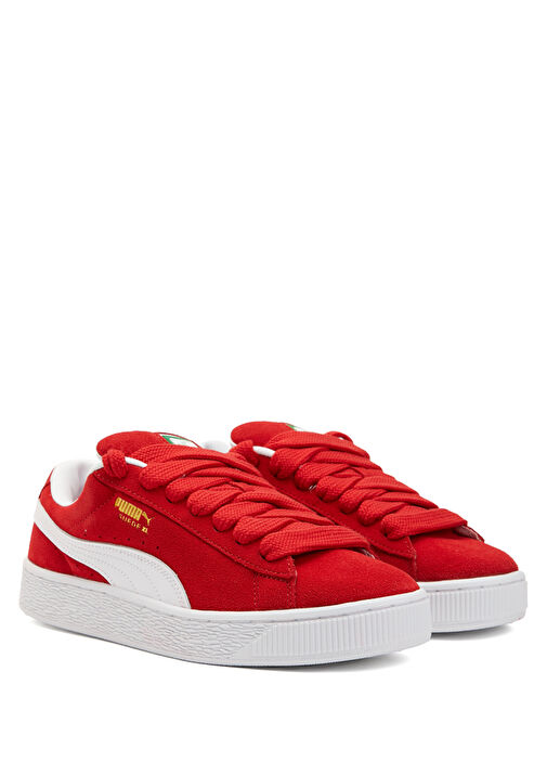 Suede XL Kırmızı Kadın Deri Sneaker - Görsel 3