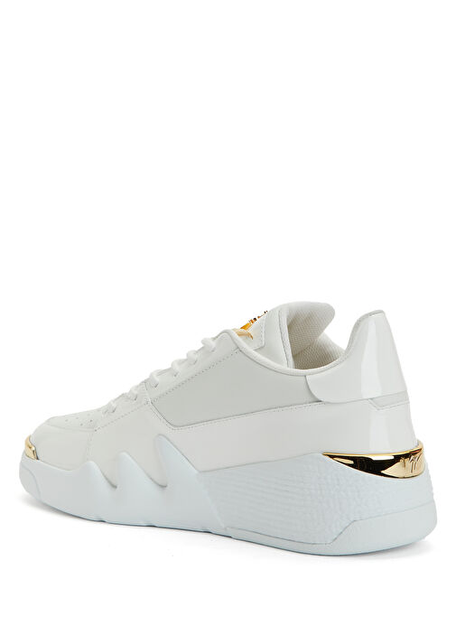 Beyaz Erkek Deri Sneaker - Görsel 4