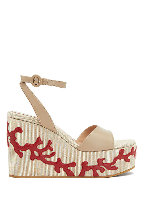 Bej Kadın Deri Espadril - Görsel 2