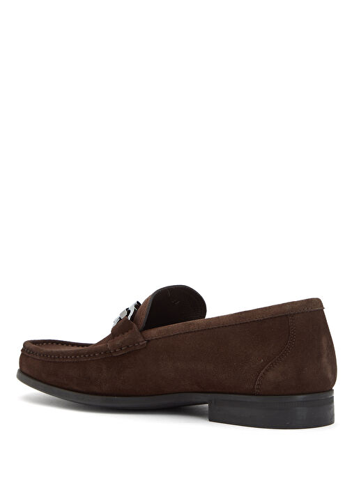 Kahverengi Erkek Süet Loafer - Görsel 4