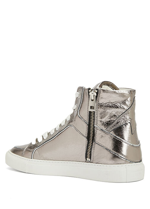 Silver Kadın Deri Sneaker - Görsel 4