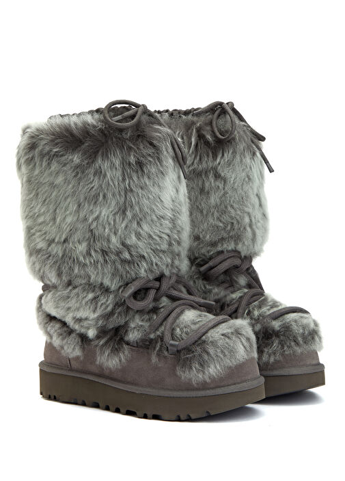 Classic Tall Chalet Antrasit Kadın Bot - Görsel 3