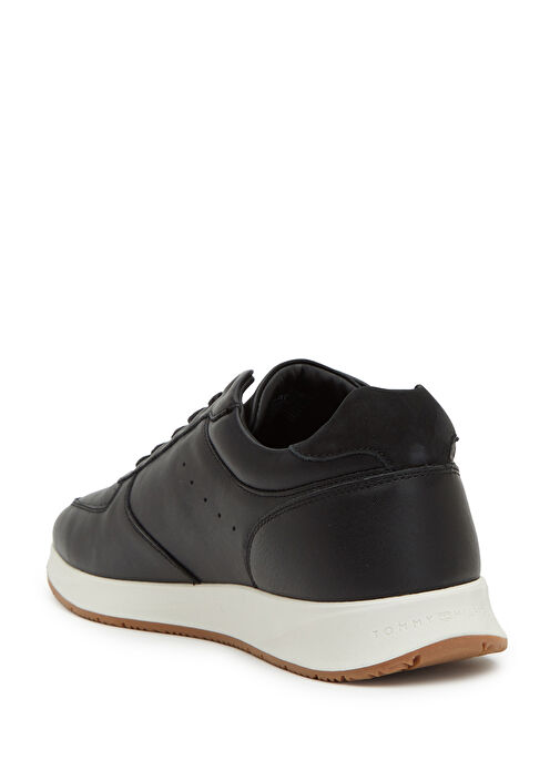 Premium Siyah Kadın Deri Sneaker - Görsel 4