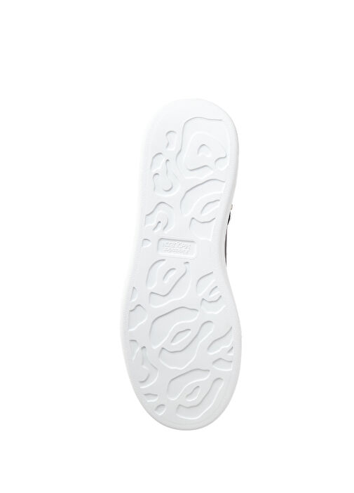 Oversized Siyah Erkek Deri Sneaker - Görsel 6