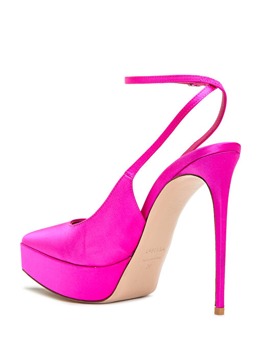 Uma Fuşya Topuklu Ayakkabı - Görsel 4
