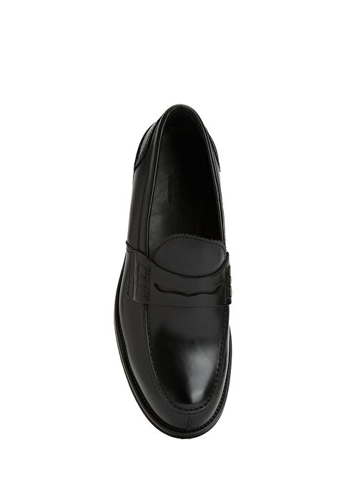 Kahverengi Bantlı Erkek Deri Loafer - Görsel 10