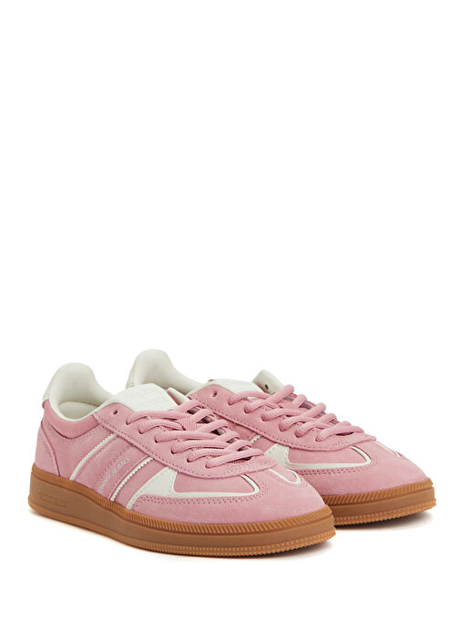 The Greenwich Pembe Kadın Süet Sneaker - Görsel 3