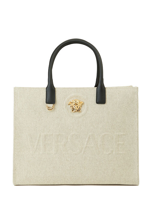 Versace Beyaz-Altin Kadın La Medusa Beyaz Gold Kadın Çanta 1653265
