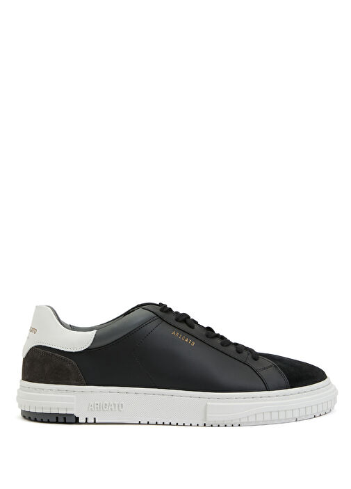 Atlas Siyah Beyaz Erkek Deri Sneaker - Görsel 2