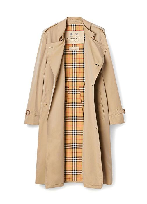 ジャケット・アウター Burberry Chelsea medium 46 Burberry Bej Erkek The Long Chelsea Heritage Bej Erkek Trençkot