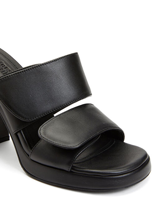 Divarese Divarese Siyah Kadın Deri Terlik Beymen'de! Siyah - 7. görsel