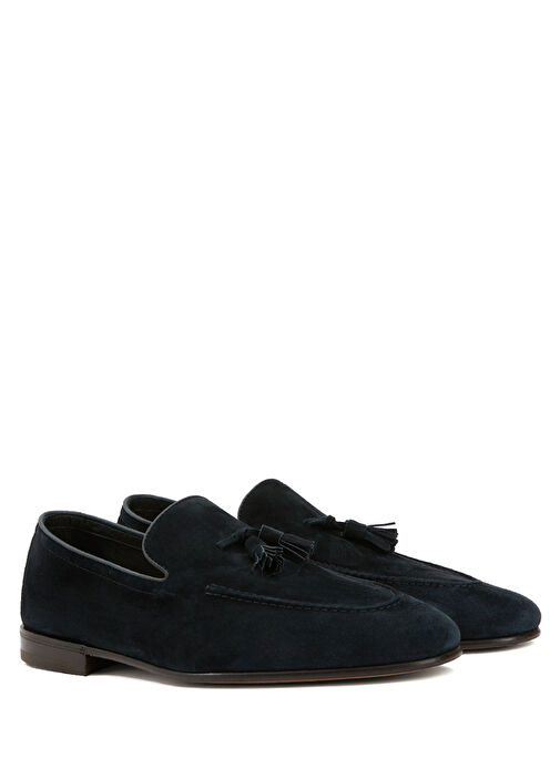 Lacivert Erkek Deri Loafer - Görsel 3