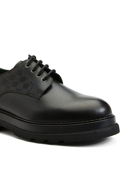 Siyah Erkek Deri Ayakkabı - Görsel 7