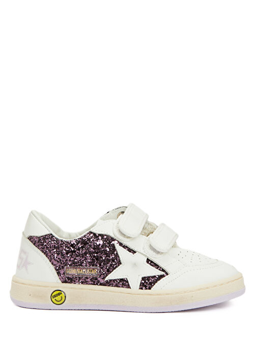 Ball Star Beyaz Unisex Çocuk Deri Sneaker - Görsel 2