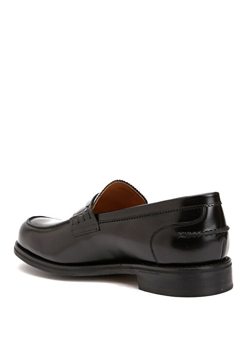 Siyah Erkek Deri Loafer - Görsel 4