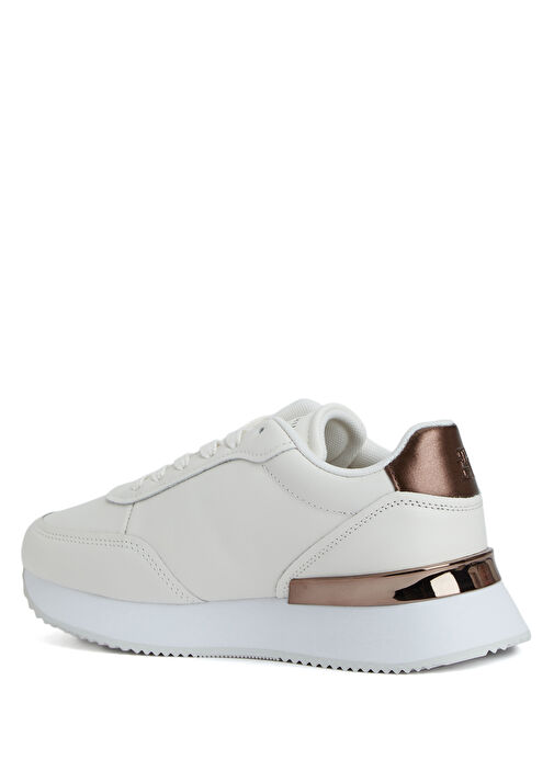 Chic Fashion Runner Kadın Deri Sneaker - Görsel 4