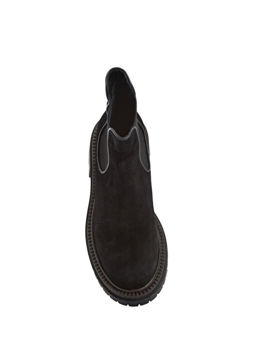 Siyah Lastikli Kadın Bot - Görsel 5