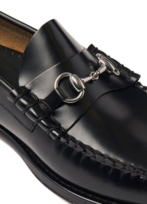 Siyah Erkek Deri Loafer - Görsel 6