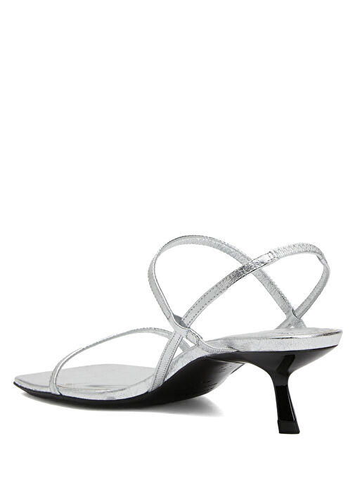 Hilda Silver Kadın Deri Sandalet - Görsel 4